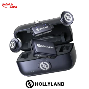 میکروفون بی‌سیم هالی‌لند لارک M3 - دو میکروفون با گیرنده تایپ C و دوربین LARK M3 Combo
