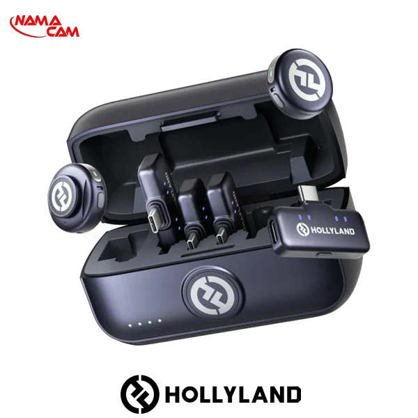 میکروفون بی‌سیم هالی‌لند لارک M3 - دو میکروفون با 4 گیرنده تایپ سی - LARK M3 Combo