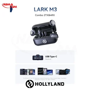 میکروفون هالی لند لارک M3 - دو میکروفون با 4 گیرنده تایپ سی - LARK M3 Combo