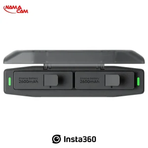 نمای بالایی شارژر باتری دوتایی اینستا360 X6 - اصلی X6 Fast Charge Case