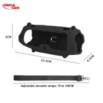 اندازه کاور سیلیکونی محافظ اسپیکر JBL شارژر 6