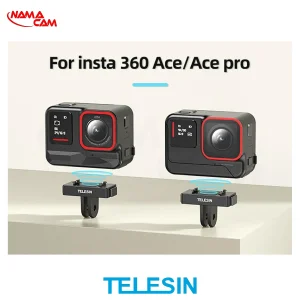 مانت اتصال دو چنگی مگنتی زیر دوربین اینستا360 X4Air و X5 و Ace Pro2 - تلسین