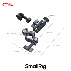 اندازه مانت موتور و دوچرخه گوپرو و اینستا360 و DJI